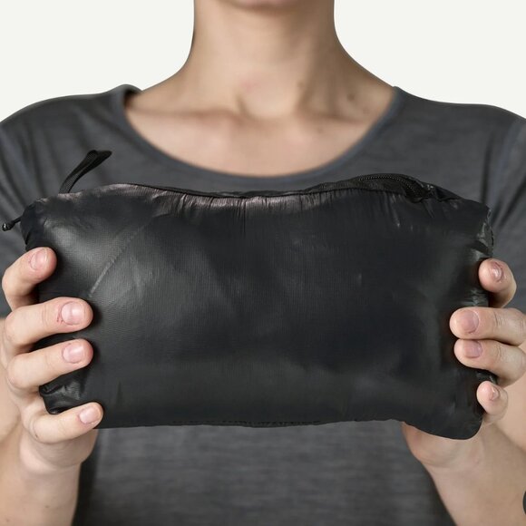 NWT Patagonia Women's Nano Puff Hoody XL Extra Large Black Puffy Hooded Jacket - Picture 6 of 13